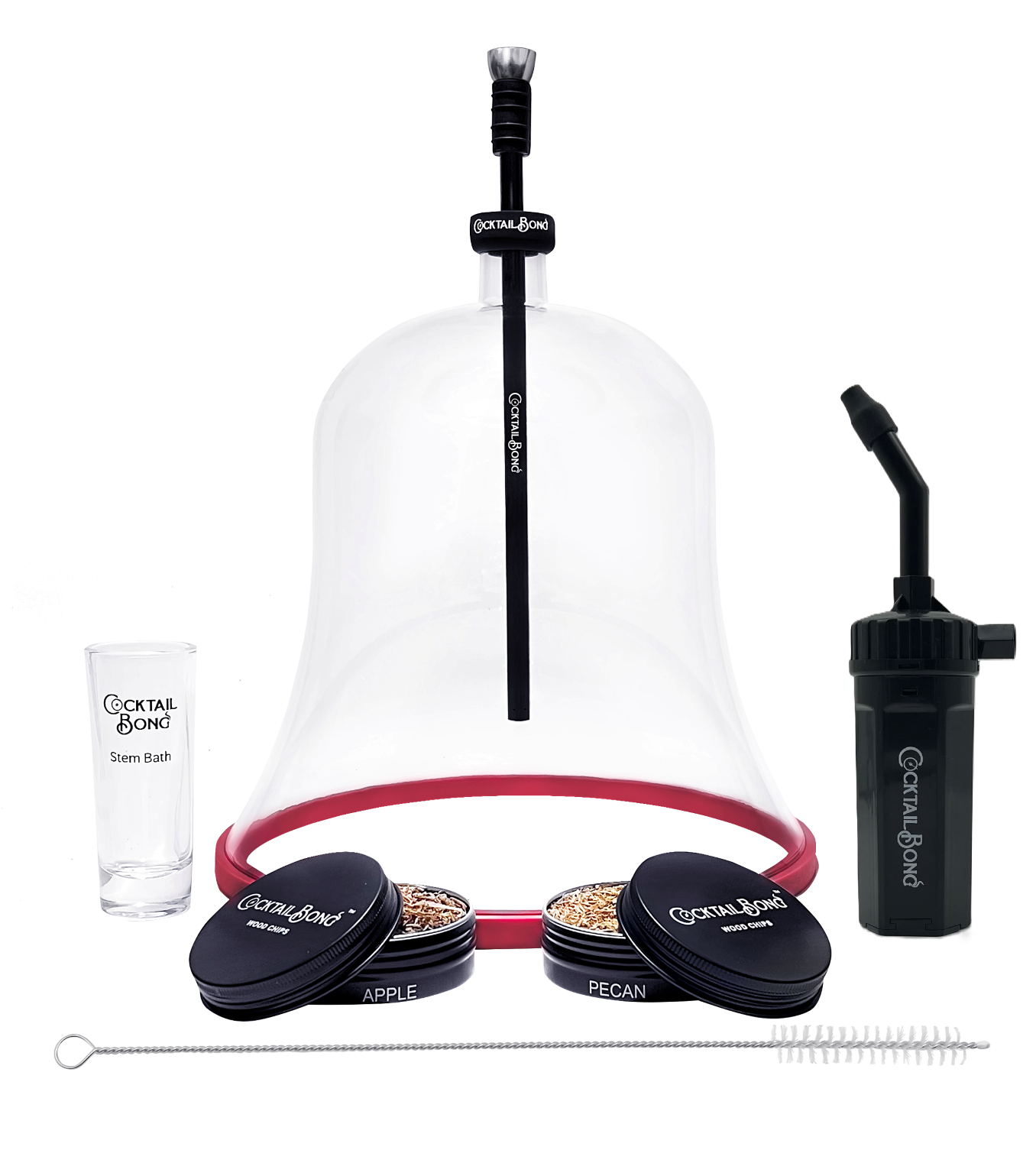 The Cocktail Bong® Cocktail Smoker, Infuser and Food Cold Smoking Kit