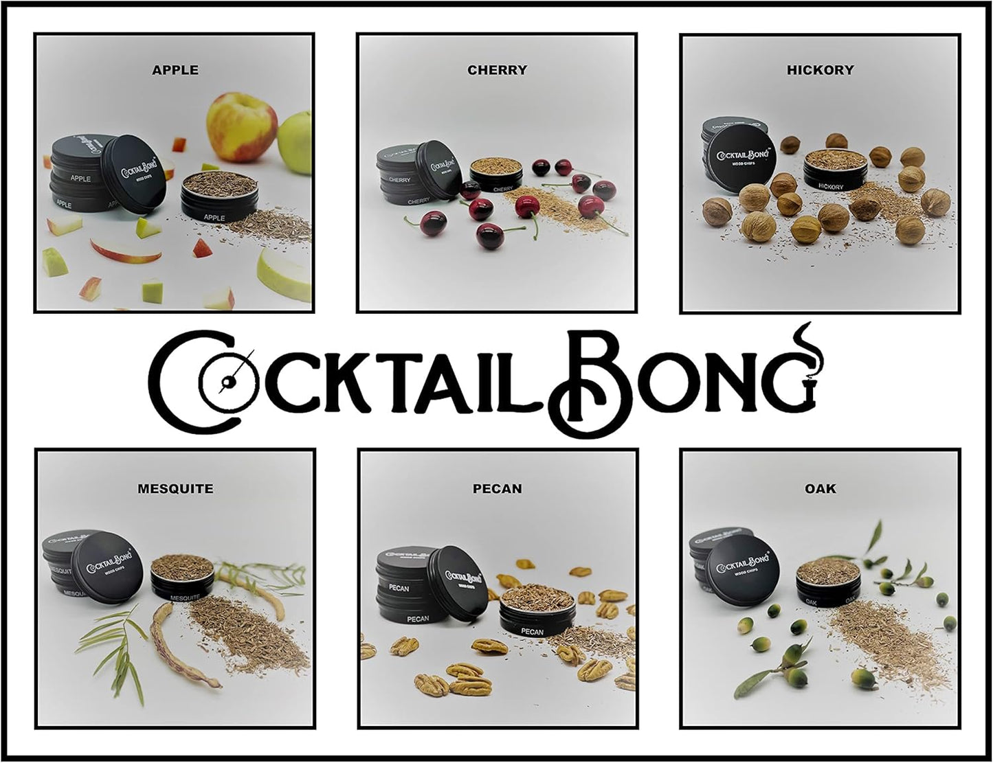 The Cocktail Bong® Cocktail Smoker, Infuser and Food Cold Smoking Kit